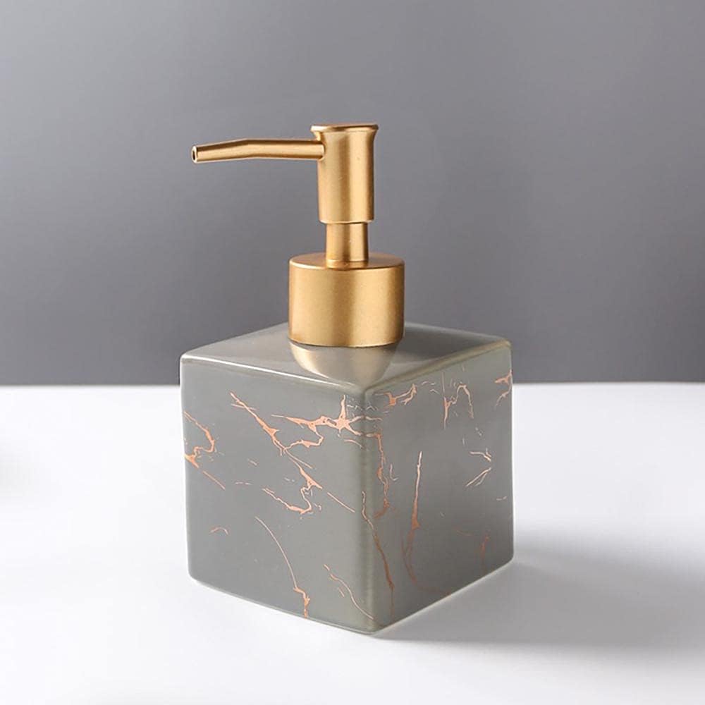 Ceramic Antique Marble Finish Soap / Oil Dispenser