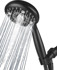 Multi function Hand Shower with Mist, Power Massage & Rain Functions, Black