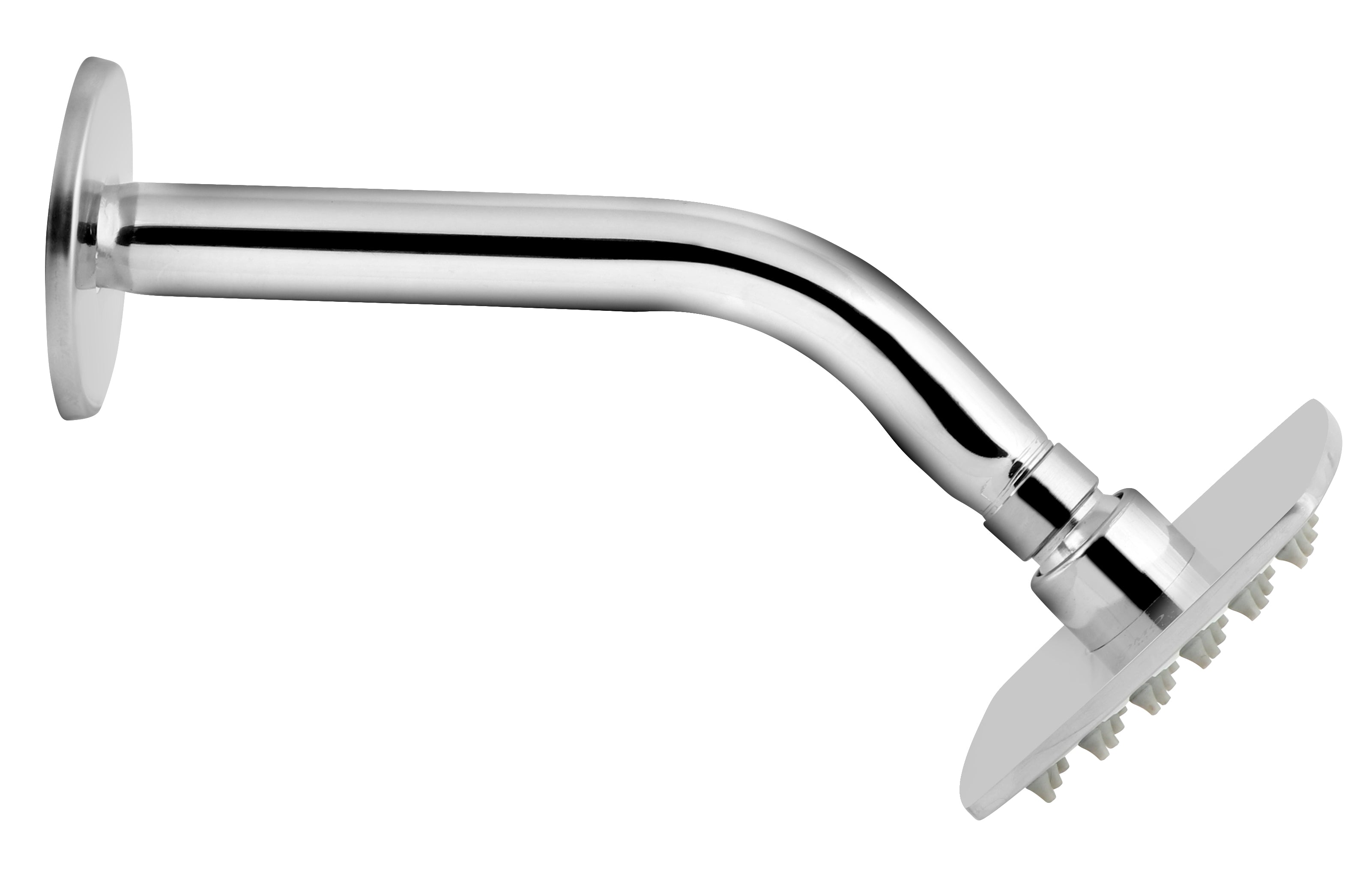 SS Tizo 4 Inches Shower Head with Arm & Wall Flange