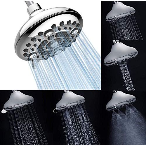 5" Lokby Overhead Shower, Multi Function with Mist