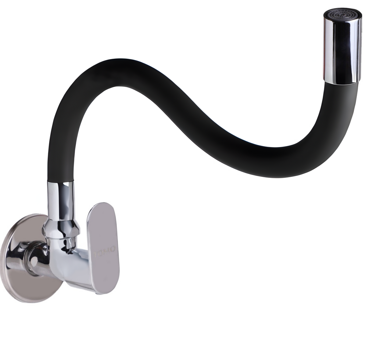 Pearl Kitchen Sink Tap with Ultra flexible Spout, Wall Mount