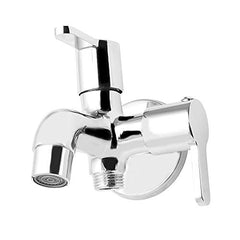 Brass Fusion 2 Way Long Nose Tap Faucet, Chrome, Polished Finish - Marcoware