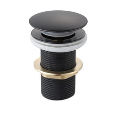 Brass Pop Up Full Thread Waste Coupling , BLACK - Marcoware