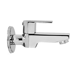 Brass Recto Long Body Tap with Wall Flange (Chrome) - Marcoware