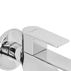 Brass Recto Long Body Tap with Wall Flange (Chrome) - Marcoware