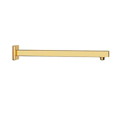 Shower arm with Wall Flange 21 Inches Gold, Polished Finish - Marcoware