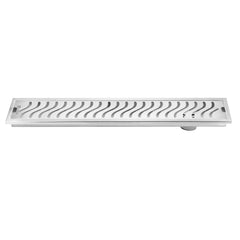 Wave Bathroom Floor Water Drainer/Shower Water Drainer Channel with Collar |Stainless Steel 304 Grade - Marcoware